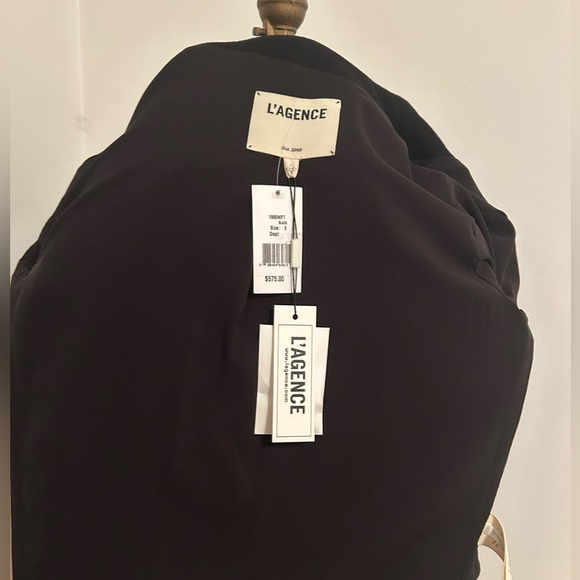 L’Agence True Collarleas black jacket blazer 2 - Picture 15 of 15
